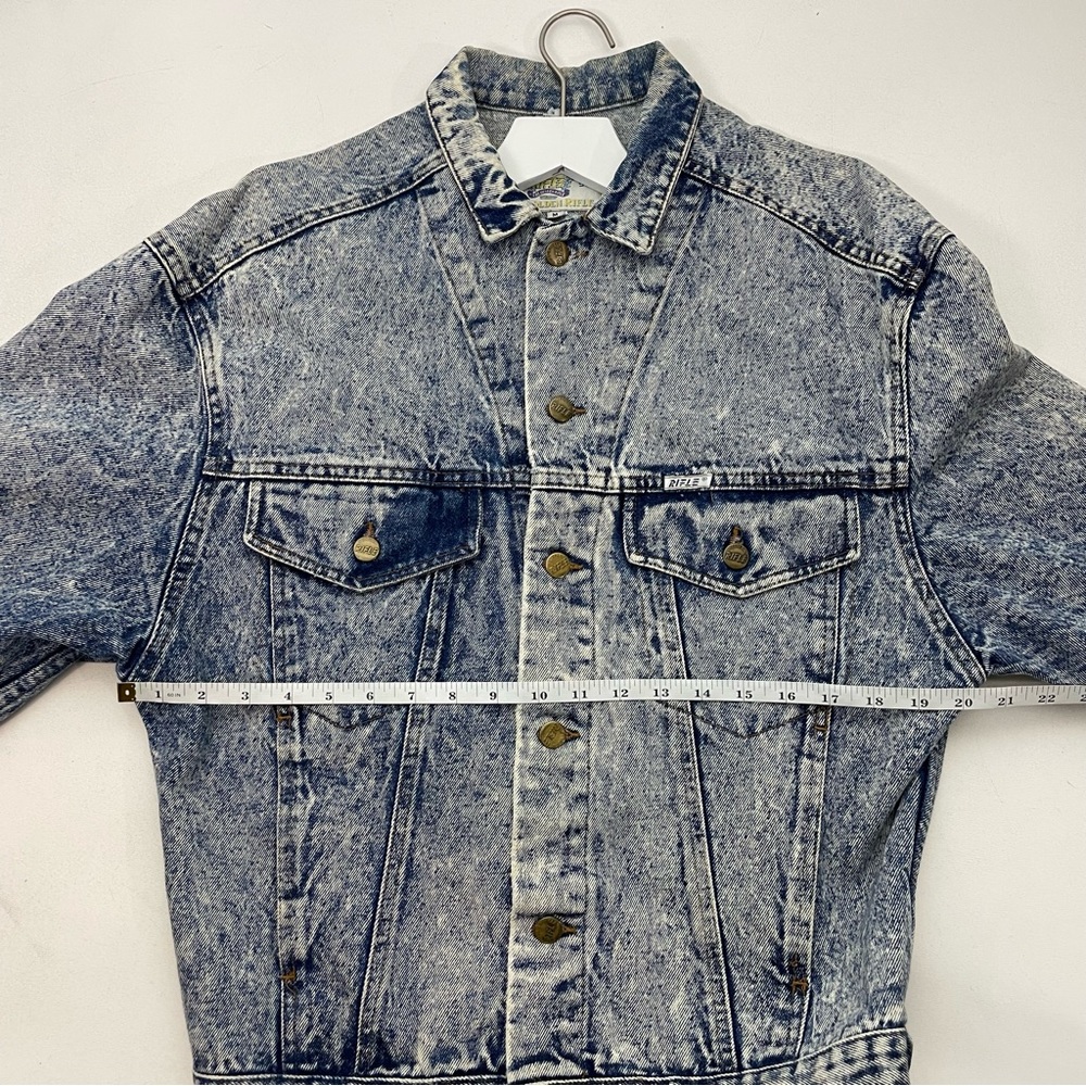 Vintage Barbie Denim Acid Wash Jean Jacket - Picture 5 of 6